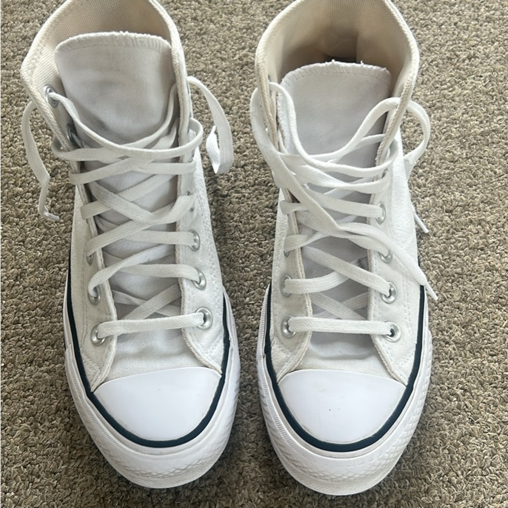 Converse High-Top White Sneakers